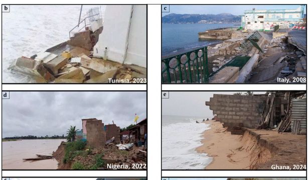 Derrumbes de edificios en distintos países. Fuente: Earth's Future Derrumbes de edificios en distintos países. Fuente: Earth's Future