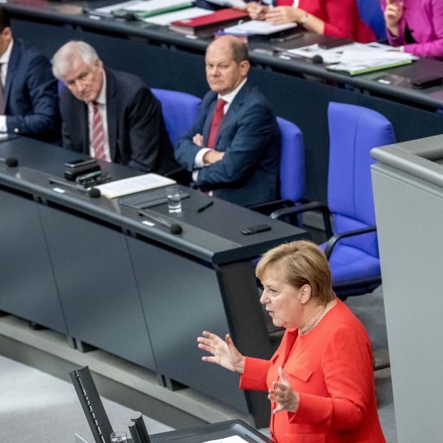 Merken en el Bundestag (Michael Kappeler:DPA:Europa Press) 