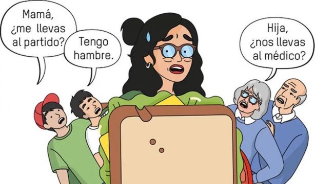 Moderna de Pueblo y Oxfam se unen para que se reconozcan los cuidados de la 'generación sandwich'