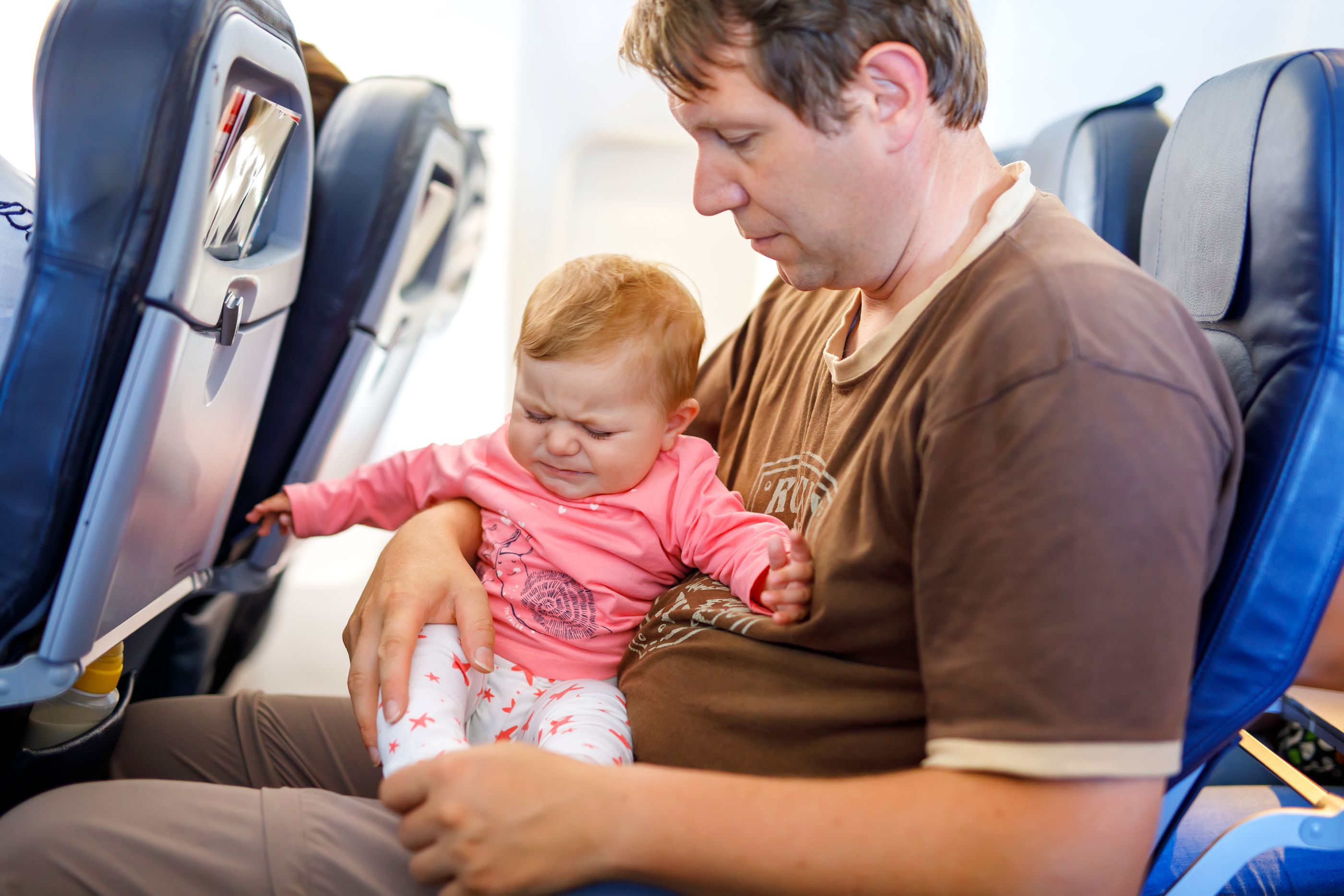 Bebé vuelo, avión