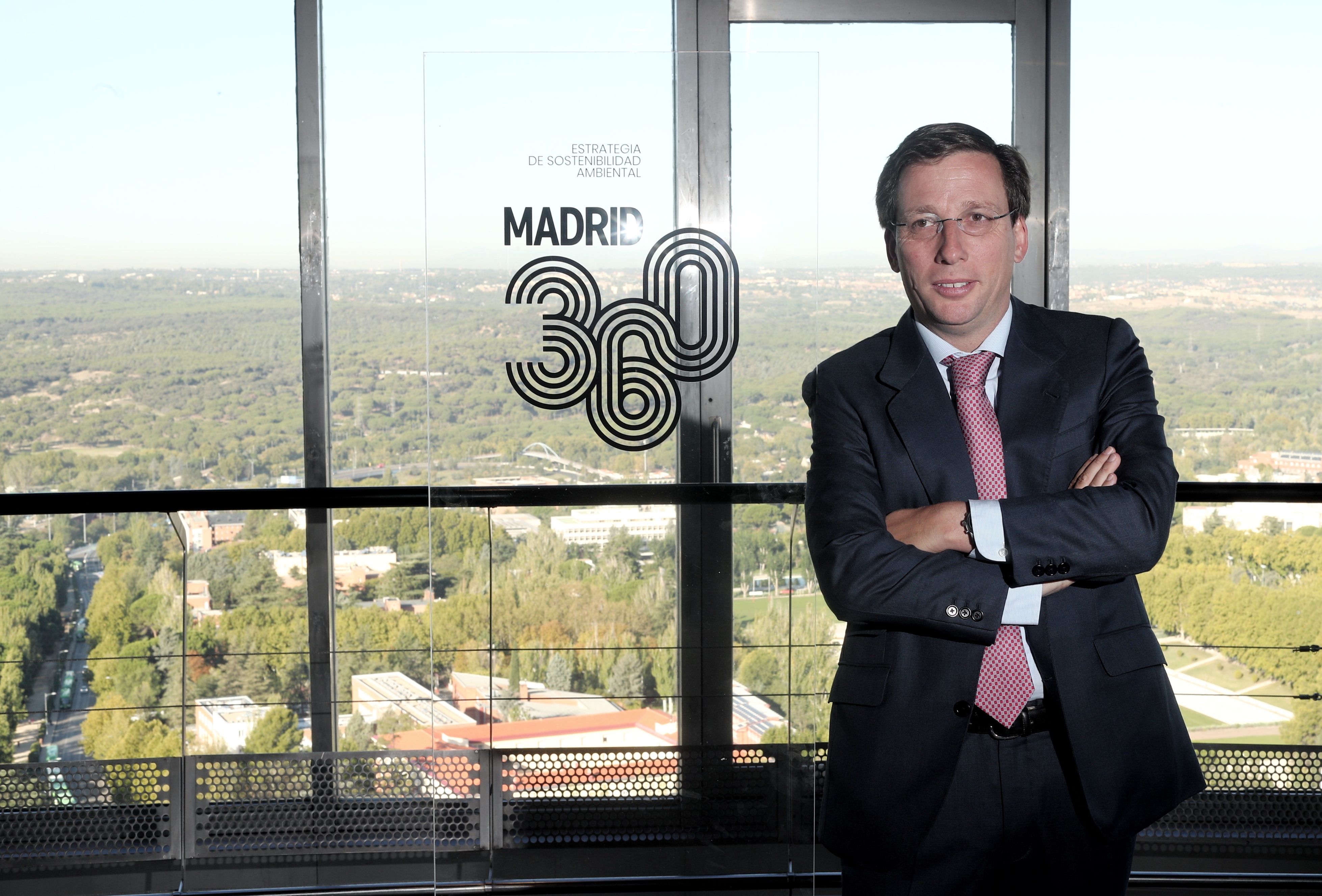 José Luis Martínez Almeida en la presentación de Madrid 360