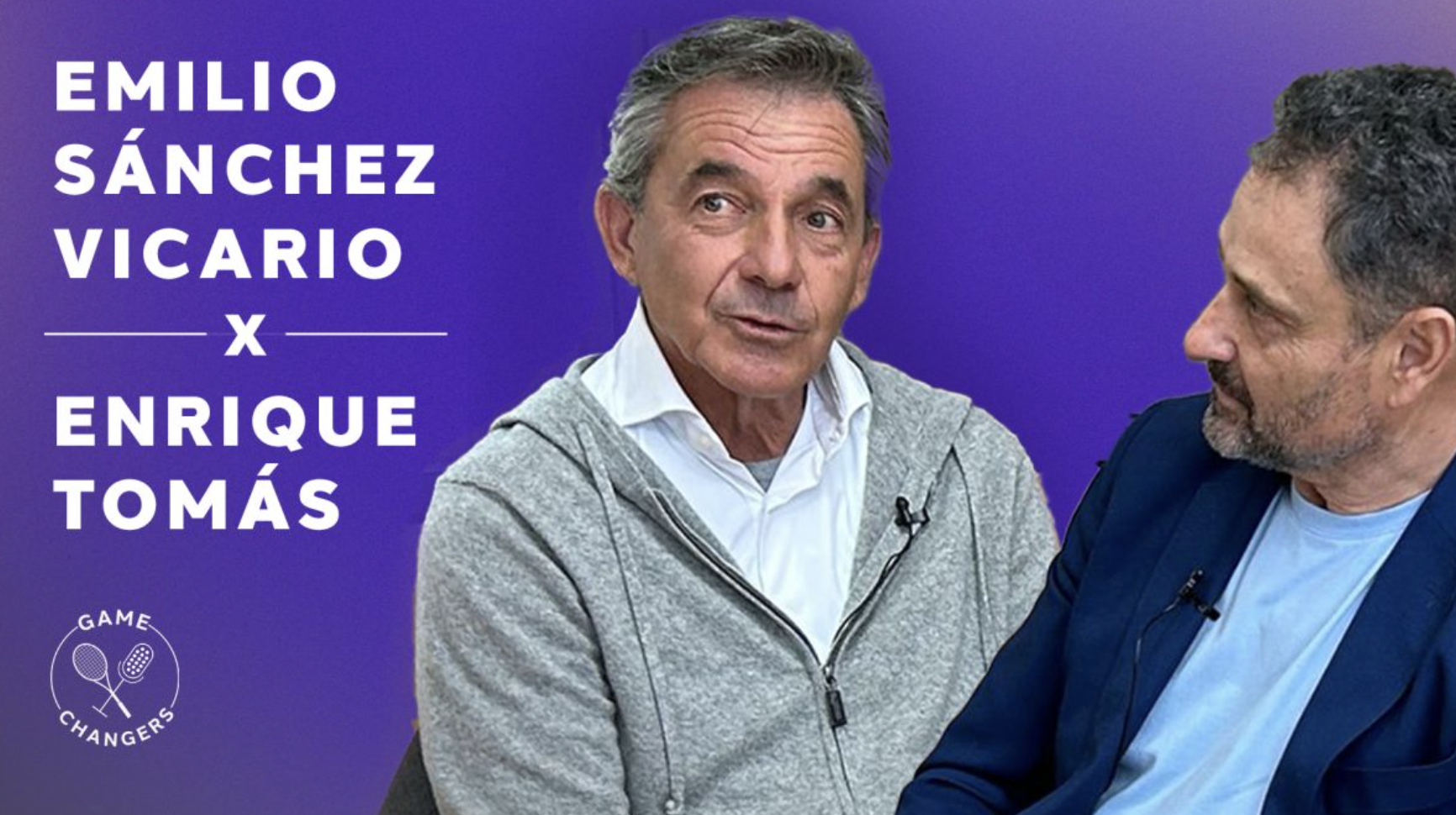 Emilio Sánchez Vicario y Enrique Tomás charlan sobre tenis, jamón y visión empresarial