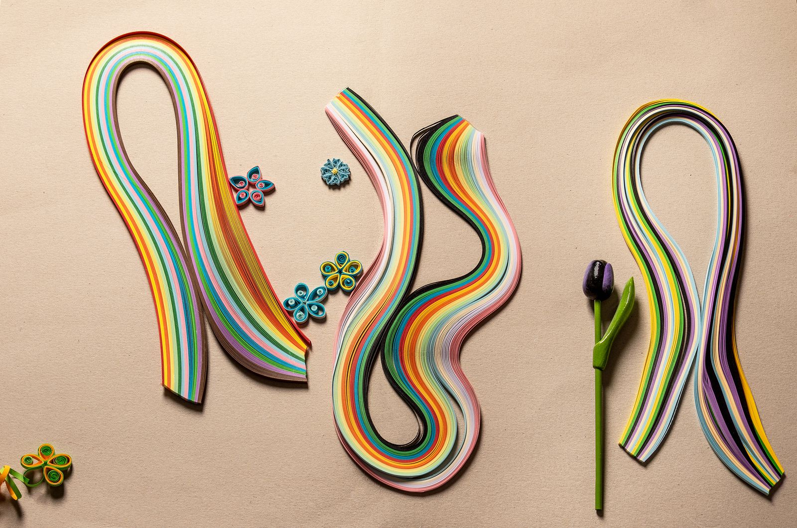 Conoce el quilling o cómo hacer figuras con tiras de papel