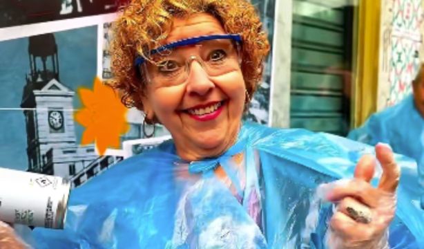 Las 'abuelas grafiteras' vuelven al Festival CALLE de Lavapiés para llenarlo de recuerdos (EnLavapiés)