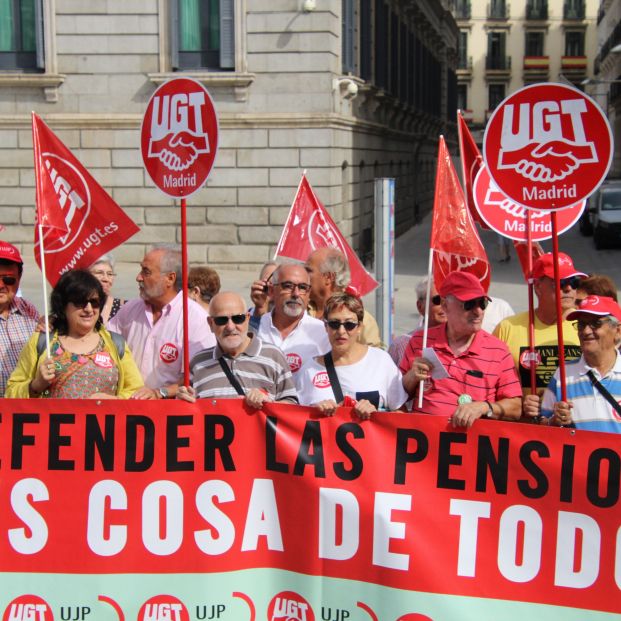 UGT: "Si los políticos se tomasen en serio los problemas de los mayores, no estaríamos en la calle"