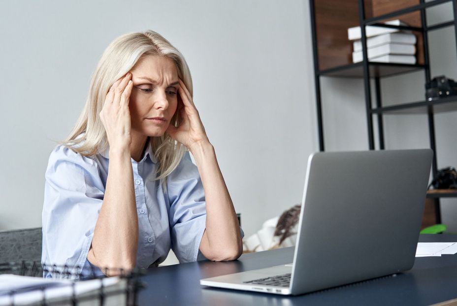 bigstock Stressed Forgetful Old Middle  409229107