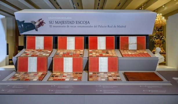 Patrimonio Nacional expone el muestrario de rocas ornamentales del Palacio Real de Madrid