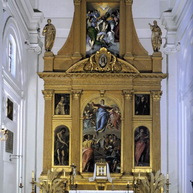 Retablo mayor Santo Domingo el Antiguo (Wikimedia Commons)