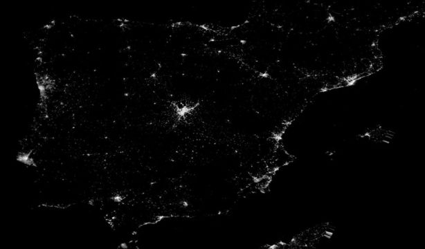 EuropaPress. Así se vio el apagón desde el espacio EuropaPress. Así se vio el apagón desde el espacio