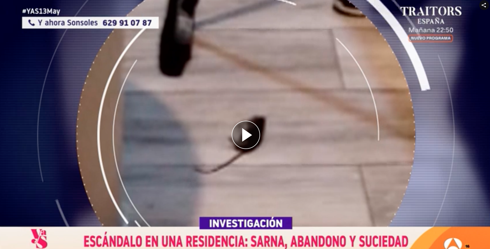 Escándalo en una residencia de mayores: trabajadores denuncian suciedad, ratas y sarna