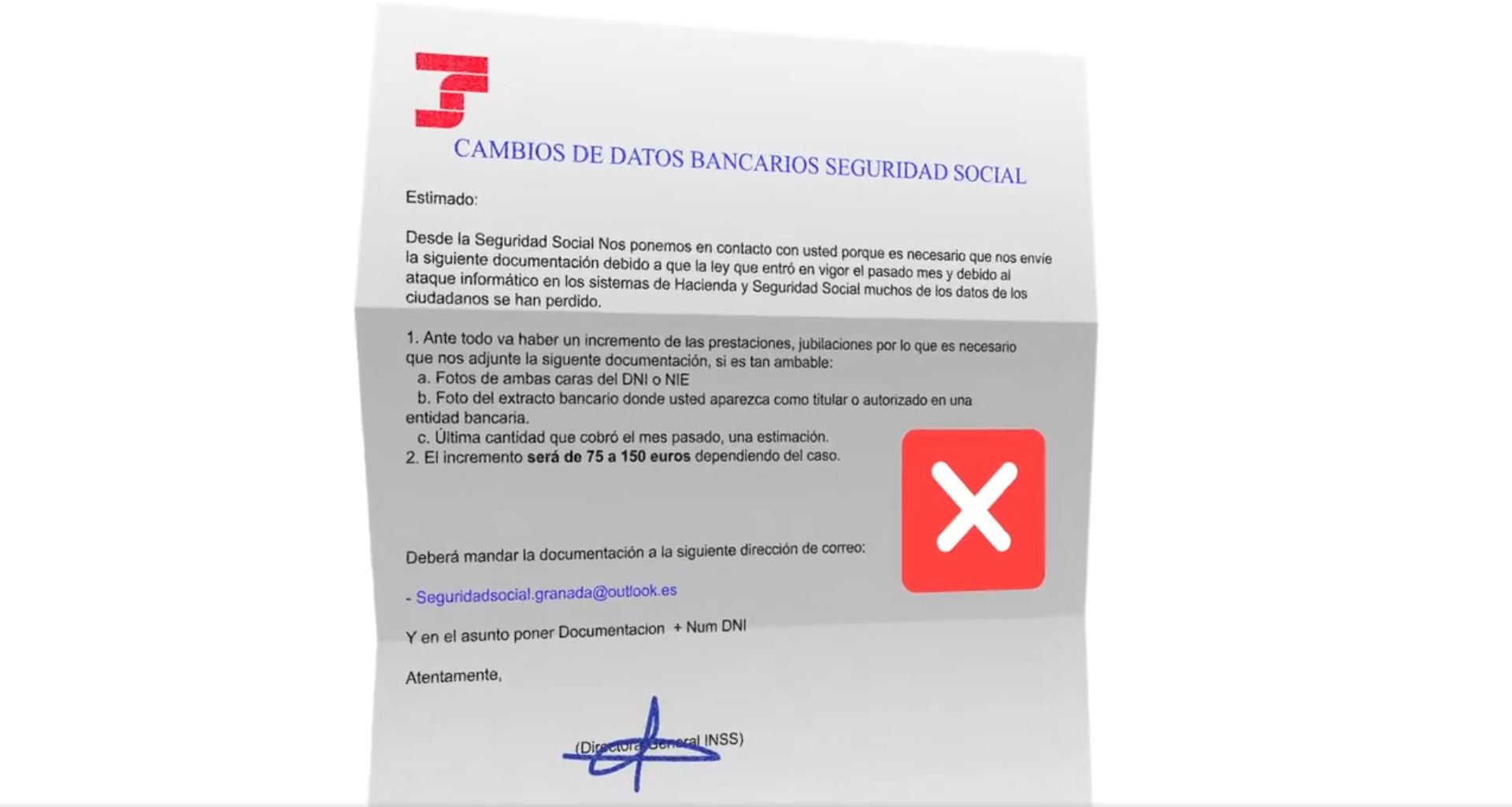 La Seguridad Social explica en un vídeo cómo detectar las estafas en su nombre La Seguridad Social explica en un vídeo cómo detectar las estafas en su nombre