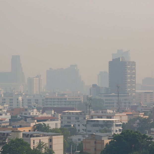 bigstock Office Building Under Smog In 275078824 bigstock Office Building Under Smog In 275078824