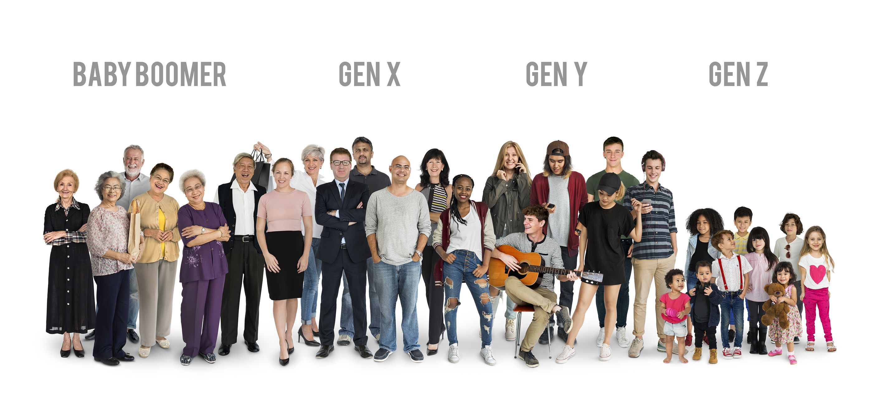 ¿Eres silent, baby boomer, milenial, de la generación X o de la Z?