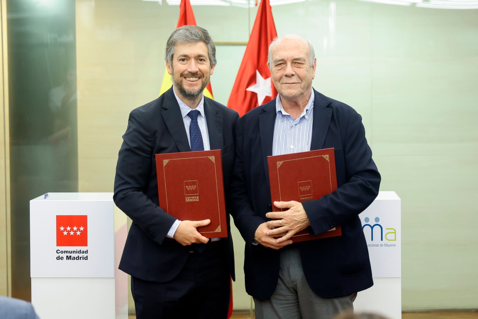 CEOMA y Comunidad de Madrid se unen para mejorar la atención a las personas mayores (Europa Press)