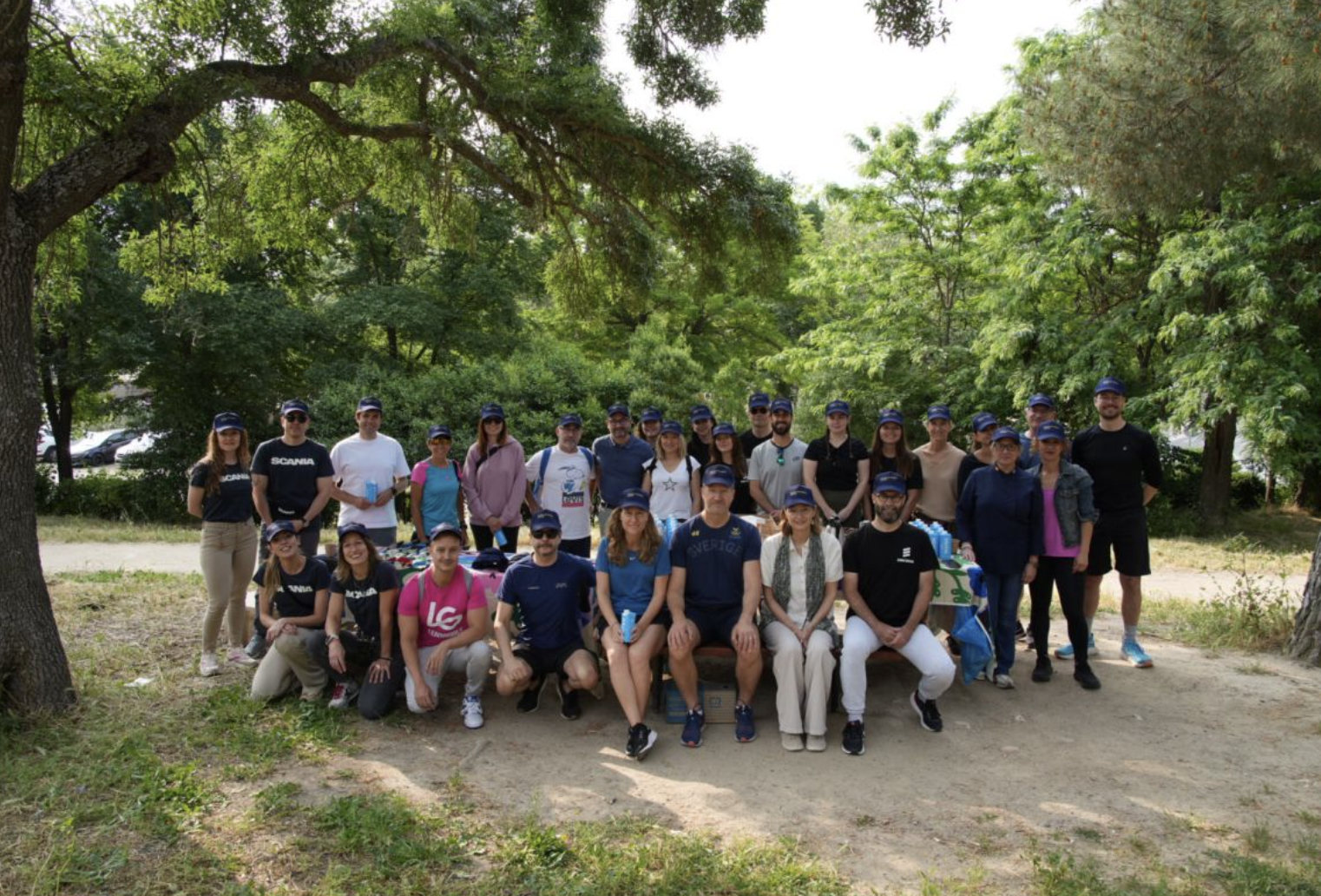 Nueve empresas suecas participan en el primer 'plogging' organizado por la Embajada de Suecia