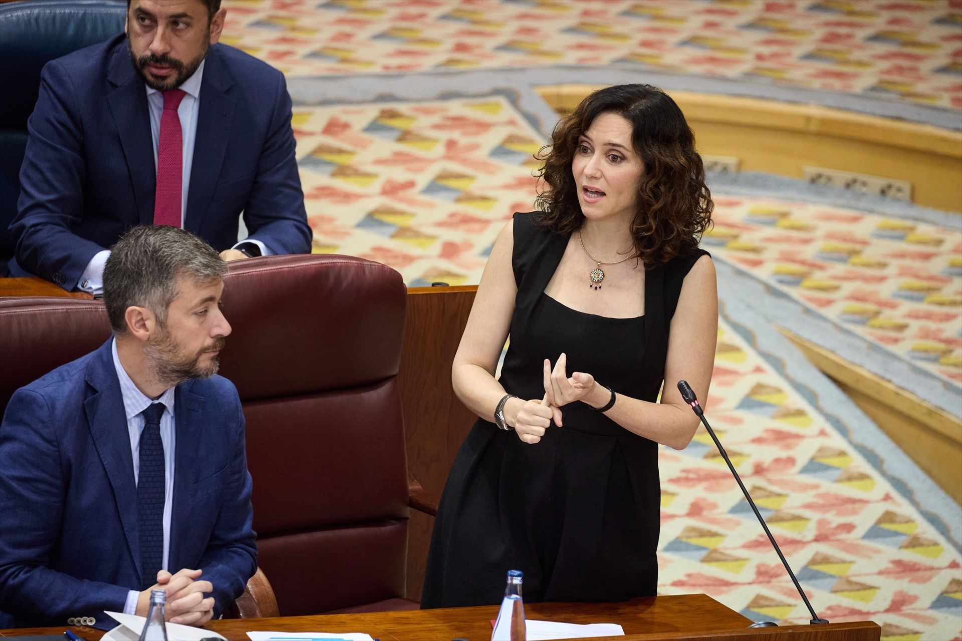 Ayuso asegura que "ni un geriatra" recibió "una orden" para "dejar morir a nadie" en residencias