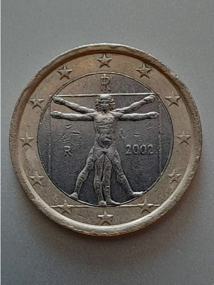 Moneda de 1 euro Italia 2002 Moneda de 1 euro Italia 2002