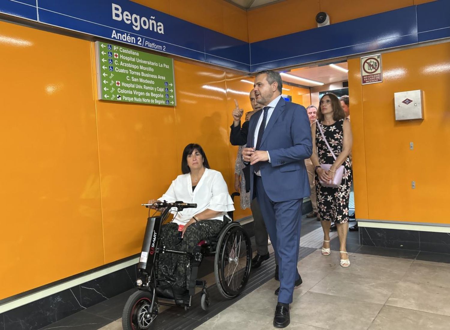 La estación de Metro de Begoña en Madrid ya es 100% accesible 