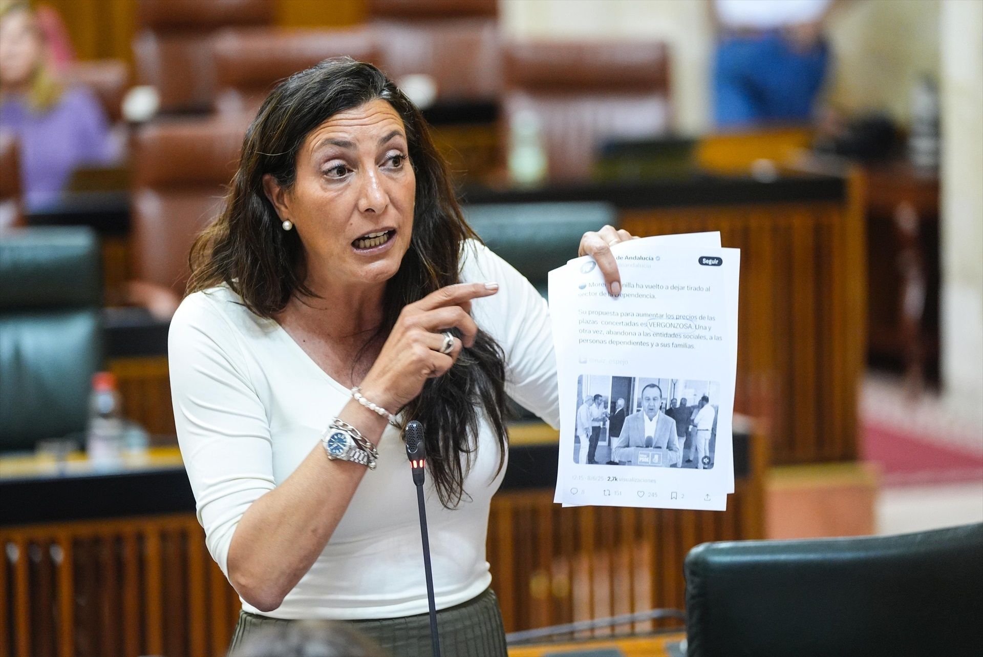 Andalucía pide al PSOE que exija a Montero "igualdad" en financiación de dependencia