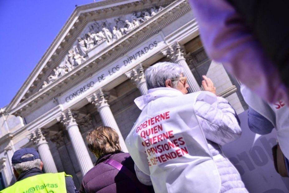 Pensionistas ante el Congreso