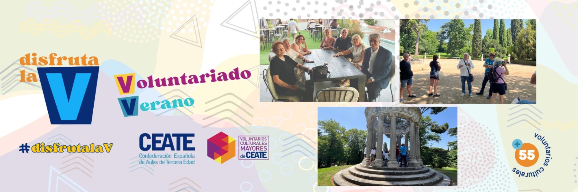 CEATE lanza ‘Disfruta la V: Voluntariado, Verano’ para reconocer la labor de sus voluntarios mayores (CEATE) CEATE lanza ‘Disfruta la V: Voluntariado, Verano’ para reconocer la labor de sus voluntarios mayores (CEATE)