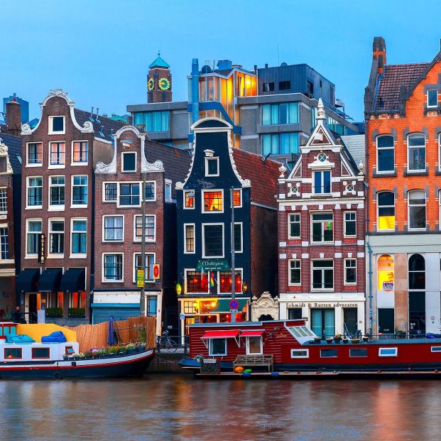 bigstock Night City View Of Amsterdam C 70175386 bigstock Night City View Of Amsterdam C 70175386