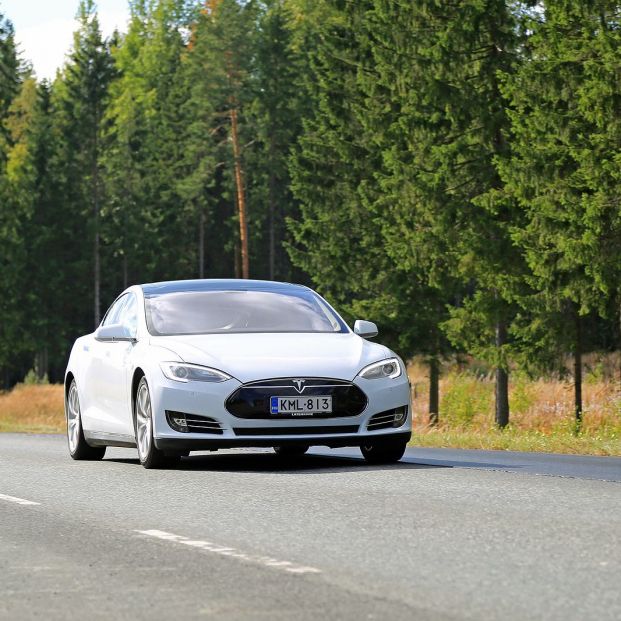 bigstock Tesla Model S Electric Car On  101781242