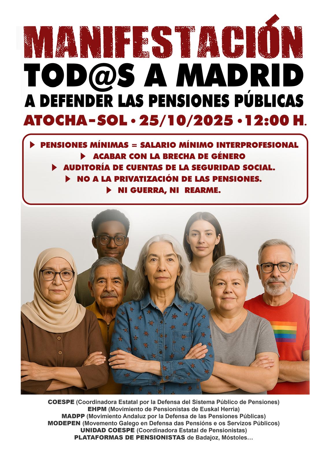 cartel 25 octubre madrid