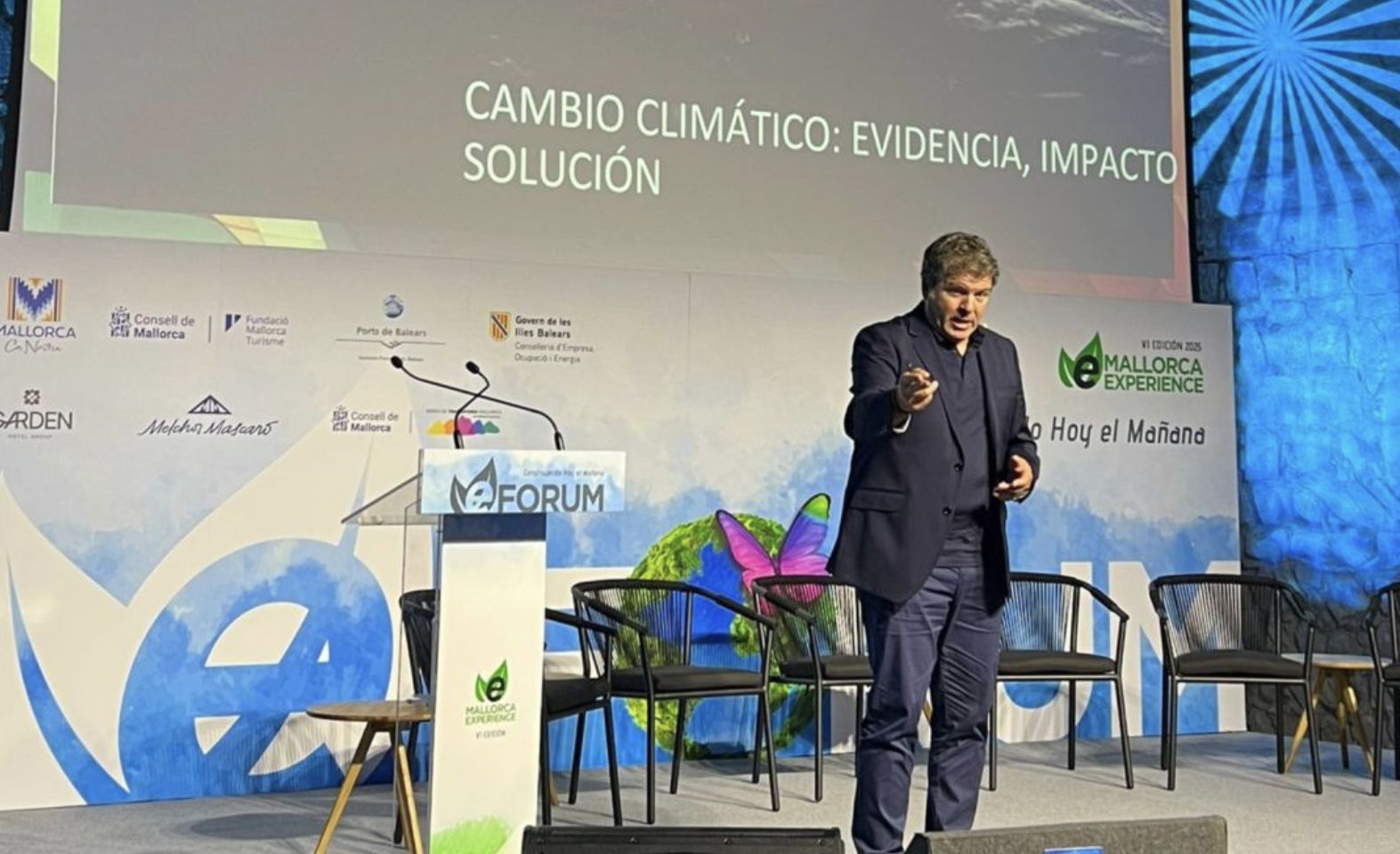 Mario Picazo lanza un aviso sobre el cambio climático en el eForum 2025