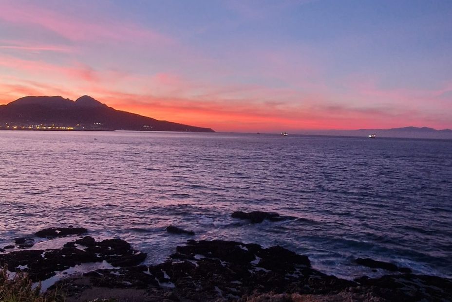vista mujer muerta desde san amaro atardecer vista mujer muerta desde san amaro atardecer