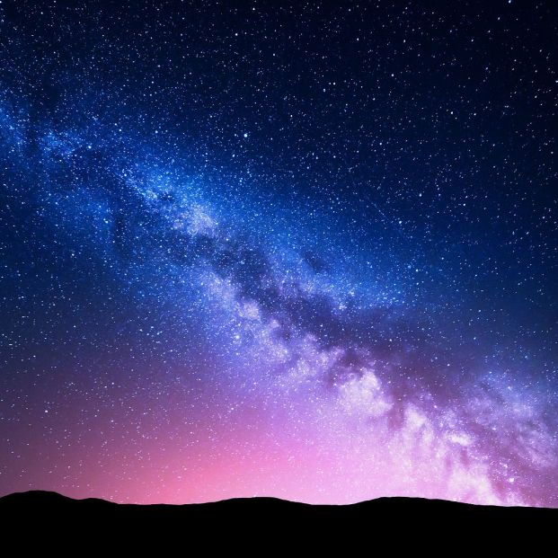 bigstock Milky Way And Pink Light At Mo 143507042 bigstock Milky Way And Pink Light At Mo 143507042