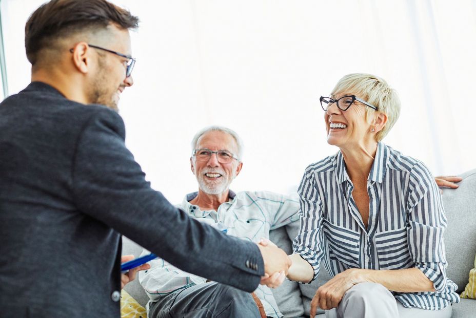 bigstock happy senior old family couple 455686857