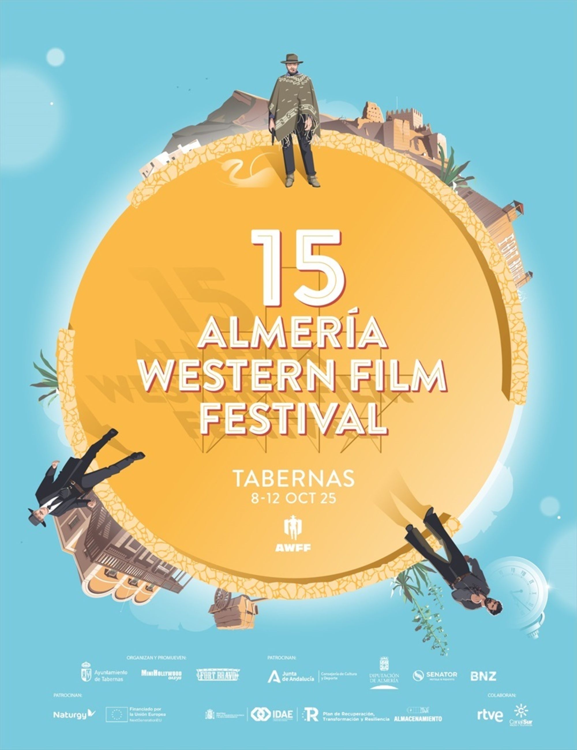 EuropaPress. El Almería Western Film Festival dedica su cartel a los 60 años de 'La muerte tenía un precio'