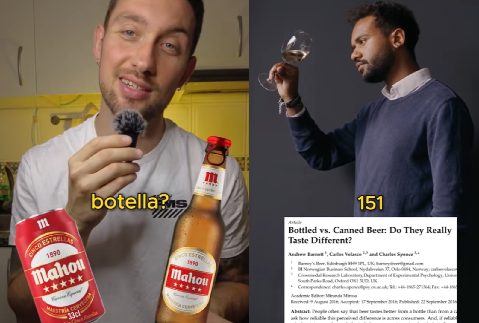 ¿La cerveza es mejor en botella o en lata? Un experto sumiller responde