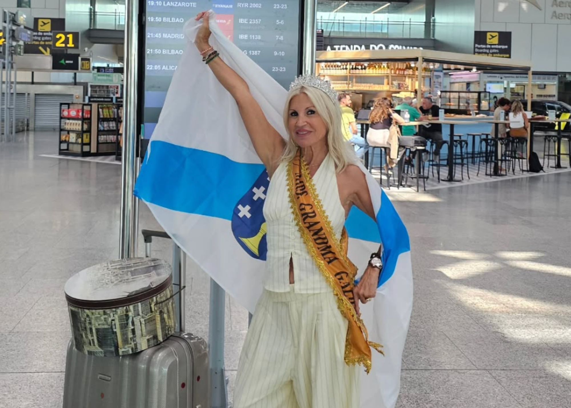 La gallega María López se convierte en la abuela más guapa de España (Instagram María López)