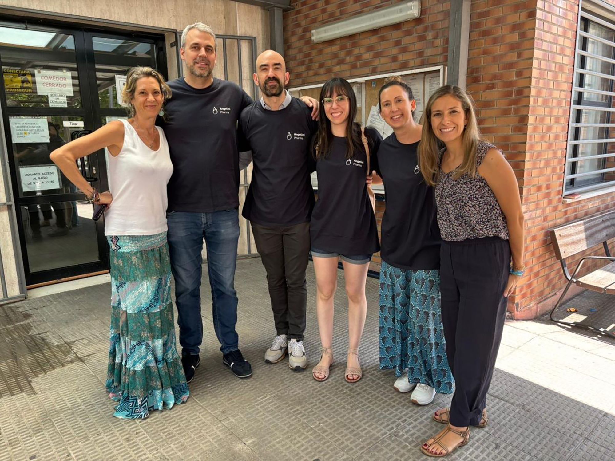 Voluntarios de Angelini Pharma durante la 6ª Jornada de Voluntariado junto a Banco Farmacéutico