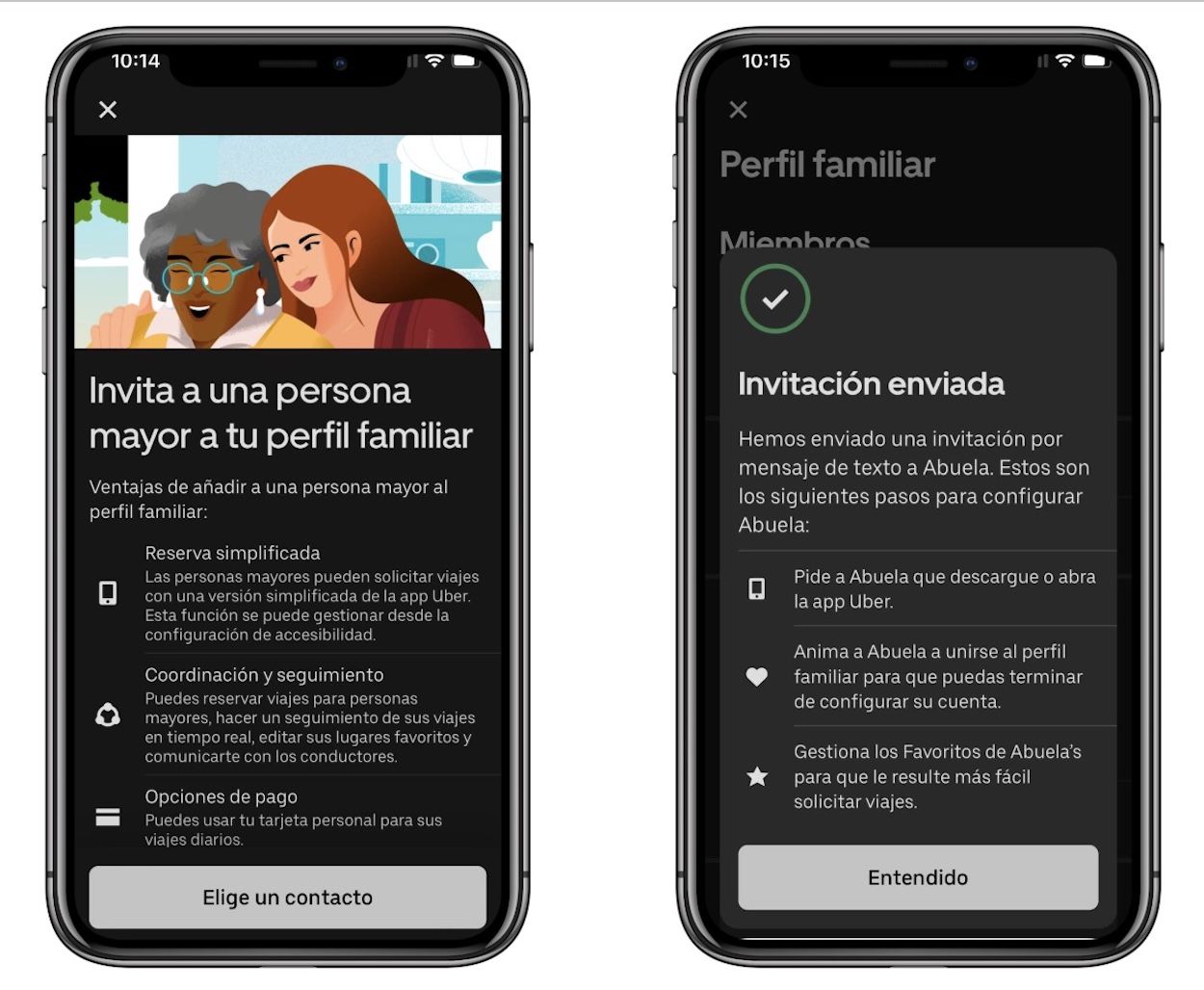 Uber lanza Uber Senior para acercar su app a las personas mayores