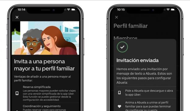 Uber lanza Uber Senior para acercar su app a las personas mayores