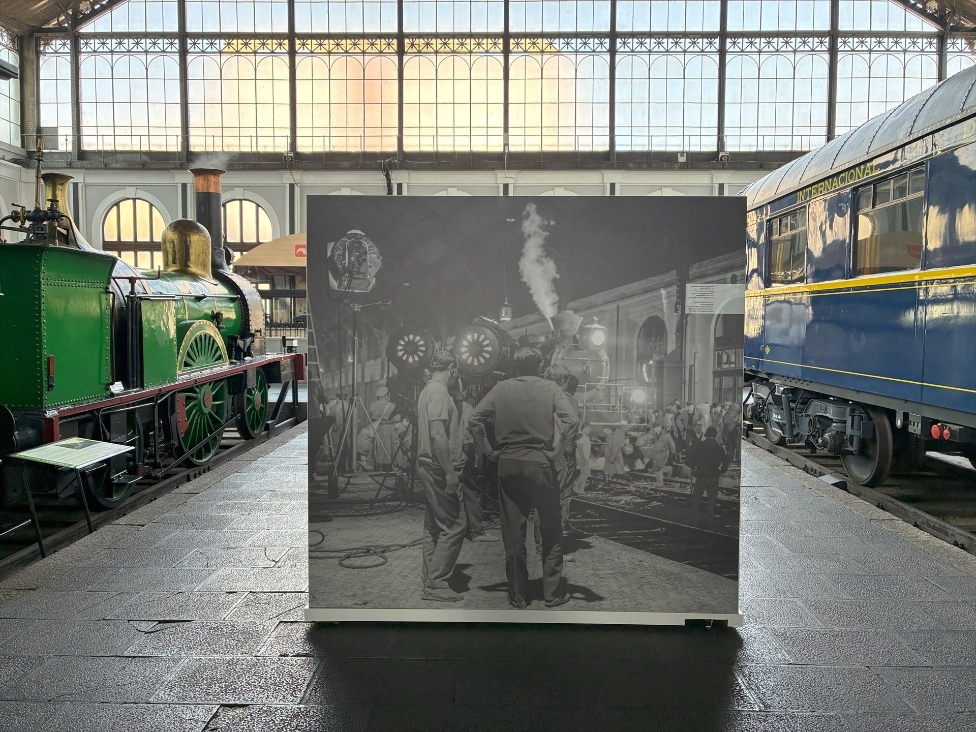 El Museo del Ferrocarril rememora el rodaje de 'Doctor Zhivago' con una exposición