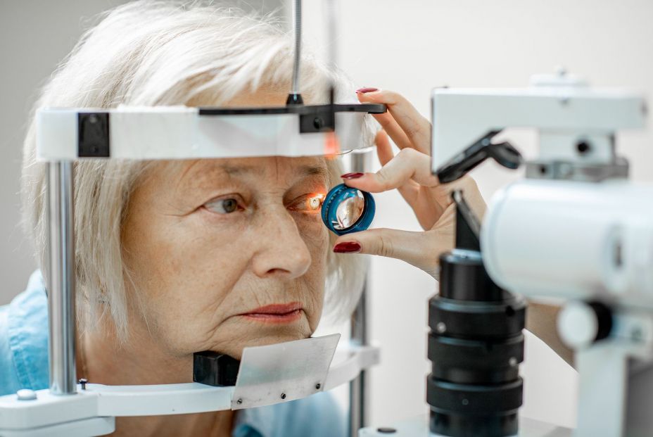 bigstock Senior Woman During A Medical  330923098