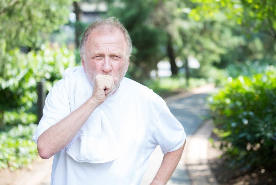 bigstock Coughing Old Man 210250093