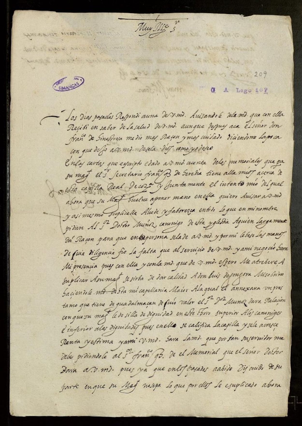 Encuentran una carta manuscrita de Luis de Góngora de 1584, la más antigua hasta la fecha