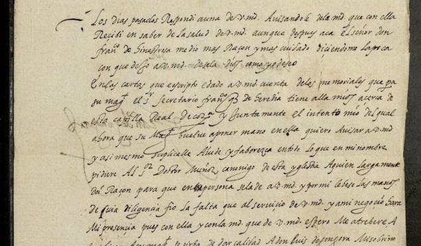 Encuentran una carta manuscrita de Luis de Góngora de 1584, la más antigua hasta la fecha