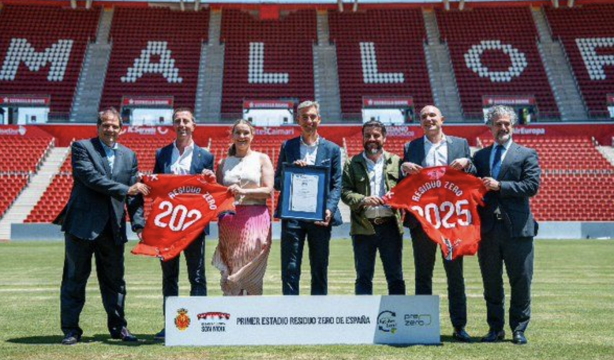 El RCD Mallorca y PreZero convierten el Estadi Mallorca Son Moix en el primer estadio 'Residuo cero'