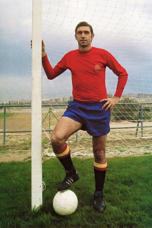 Quini como jugador de la Selección Española Quini como jugador de la Selección Española