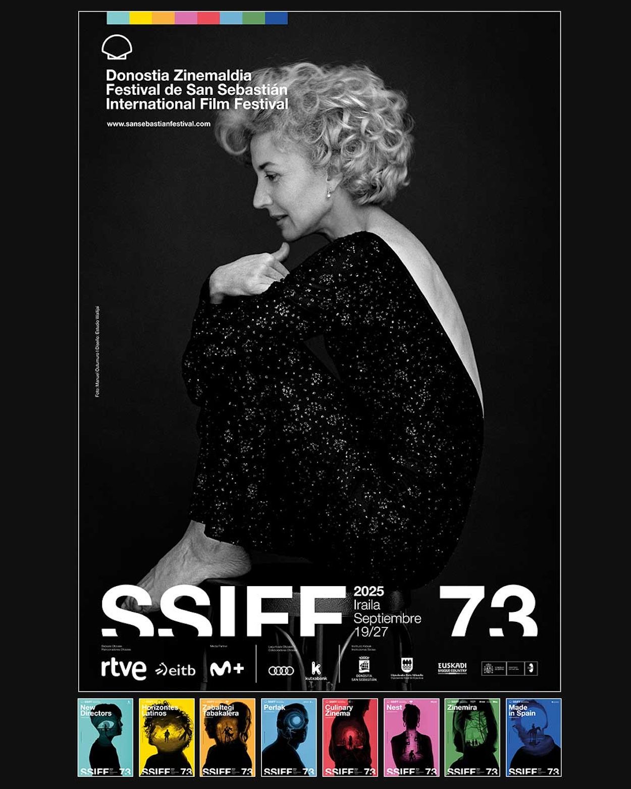 El Festival de San Sebastián homenajea a Marisa Paredes en el cartel de su 73 edición