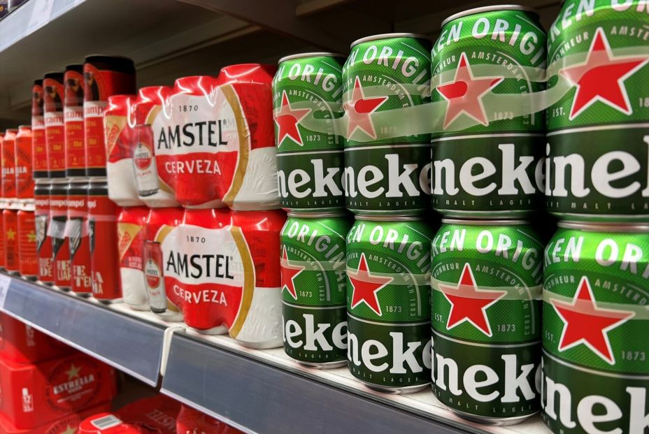 EuropaPress 4185883 latas heineken amstel lineales supermercados EuropaPress 4185883 latas heineken amstel lineales supermercados