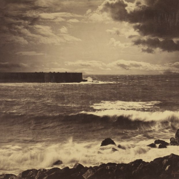 Gustave Le Gray  La gran ola, Sète, c. 1856-1857