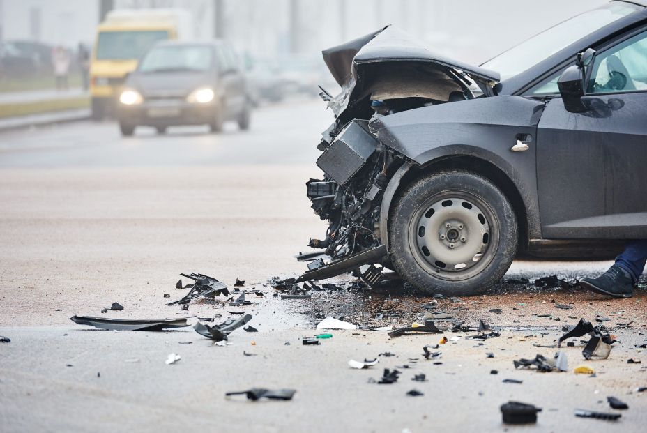 bigstock car crash accident on street   82479944