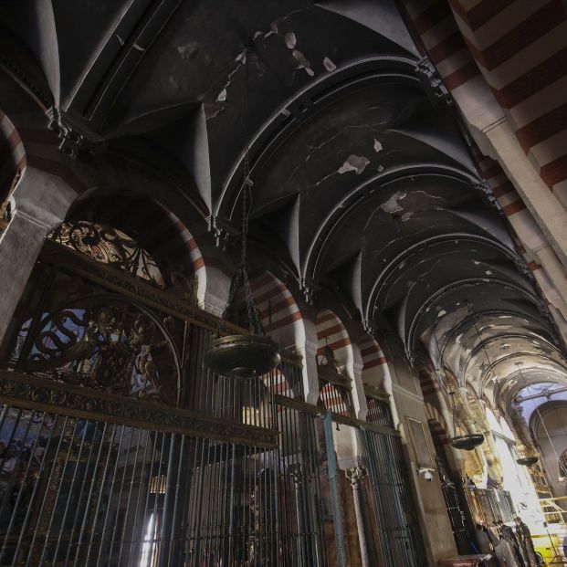 EuropaPress 6896664 interior mezquita catedral cordoba afectado incendio ocurrido pasado